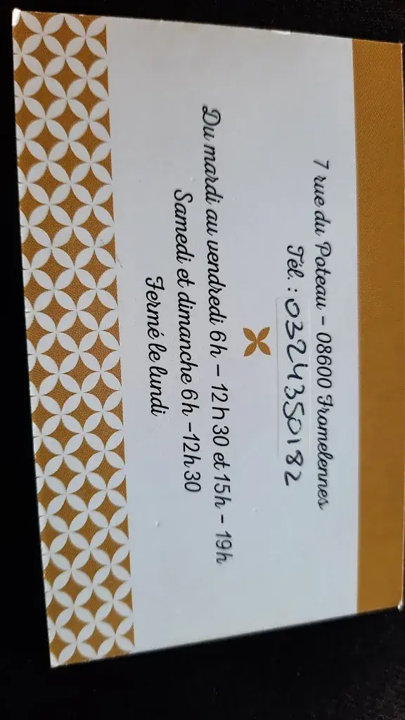 Brigitte Walzer_Boulangerie Artisanale SAREK - Pains et Viennoiseries Maison à Fromelennes proche Givet_Fromelennes_Bewertung