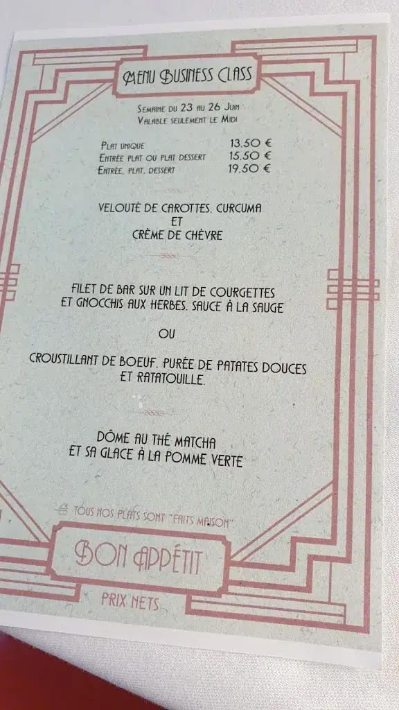 Menu_Les Secrets du Chocolat - Le Restaurant_Geispolsheim_image_2