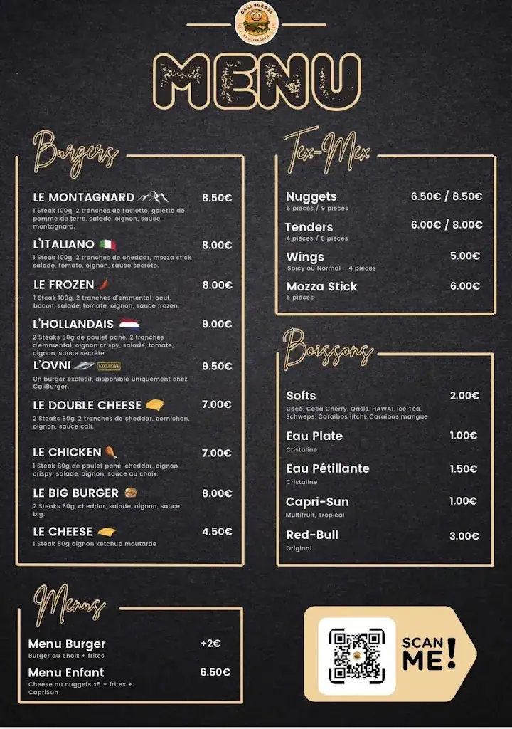 Menu_Cali Burger 67_Geispolsheim_image_2
