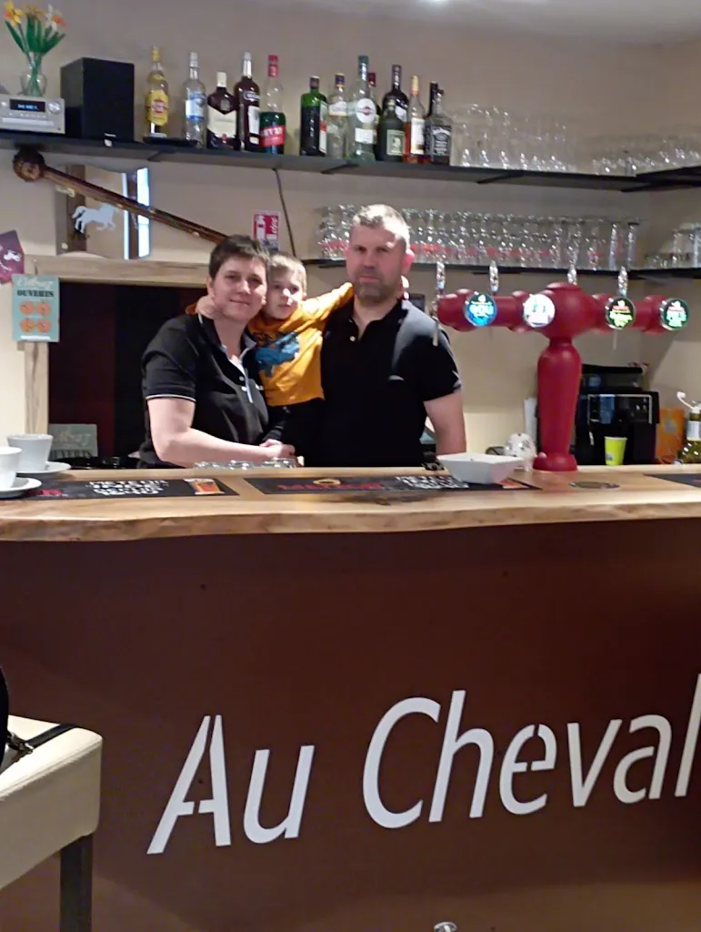 Au cheval Blanc restaurant in Geudertheim