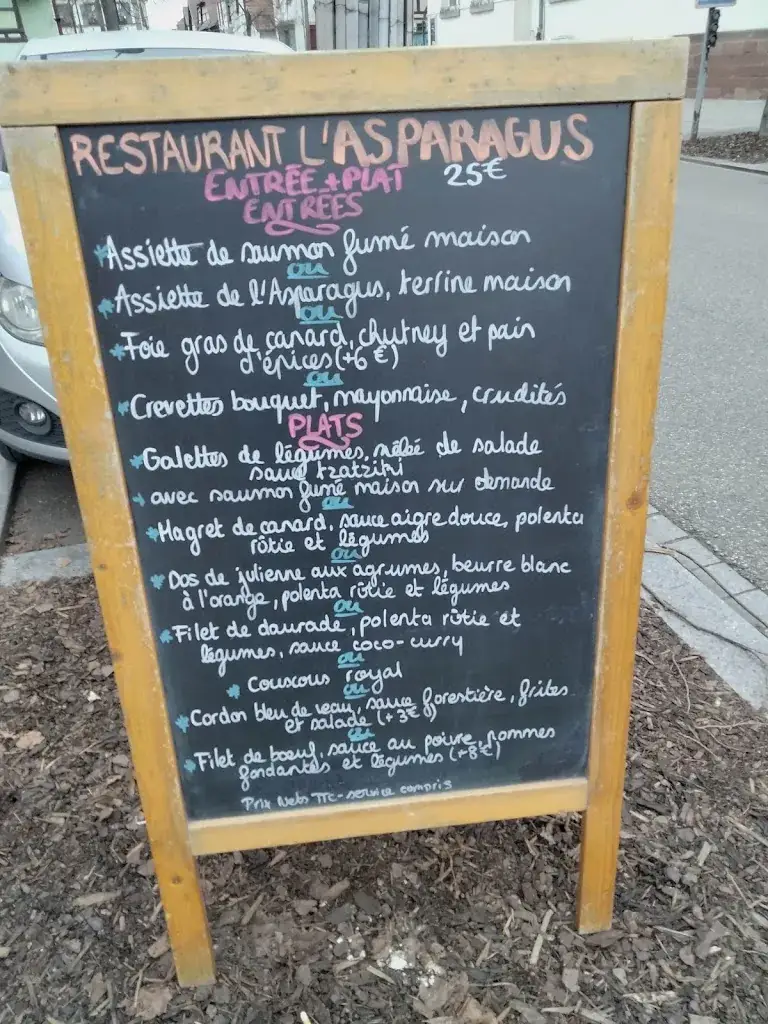 Menu_Restaurant L'asparagus - Hœrdt_Hœrdt_image_3