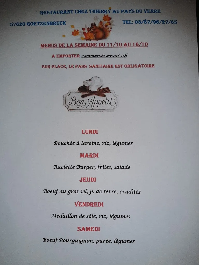 Menü_Chez Thierry Au Pays du Verre_Goetzenbruck_Bild_3