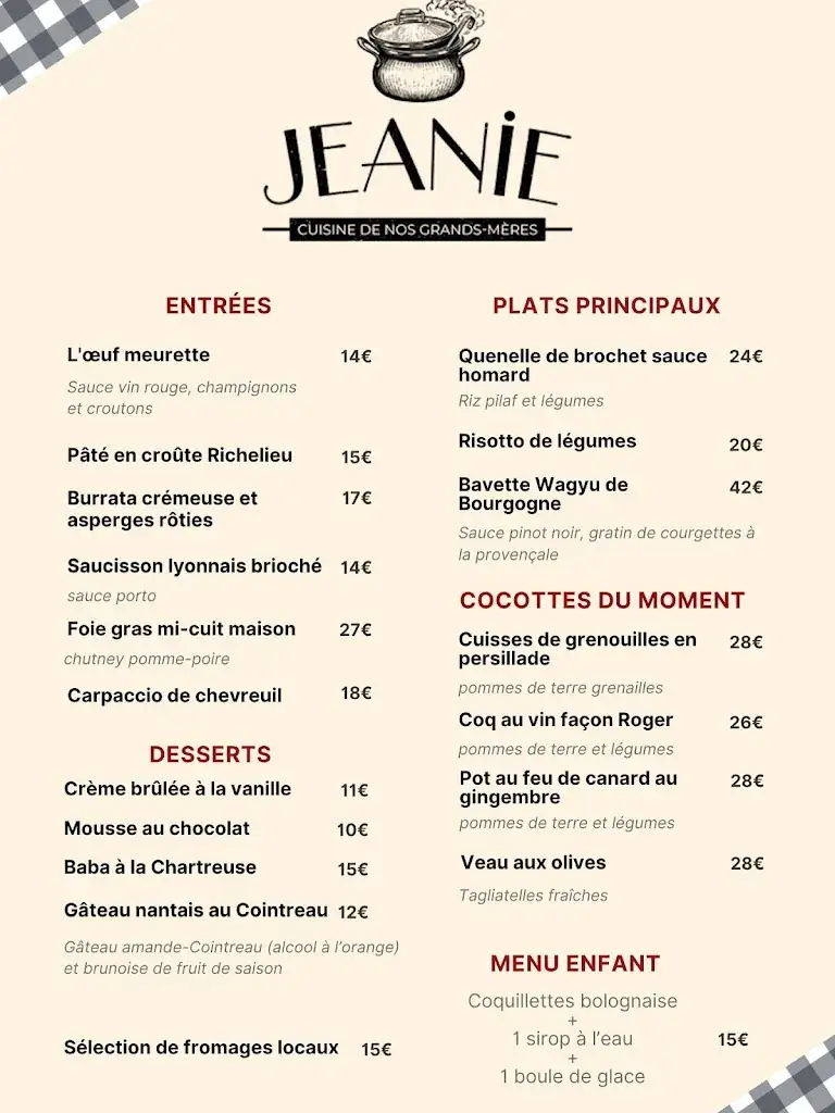 Menu_Jeanie Chamonix_Chamonix-Mont-Blanc_image_1