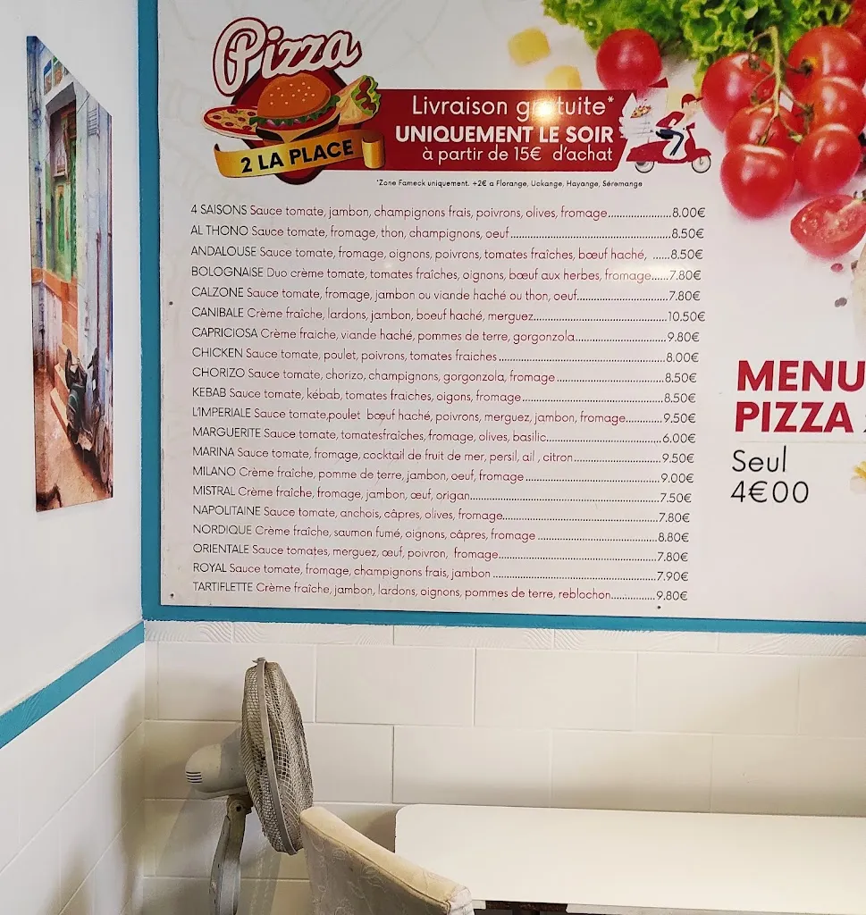 Menu_Snack De La Place_Fameck_image_1