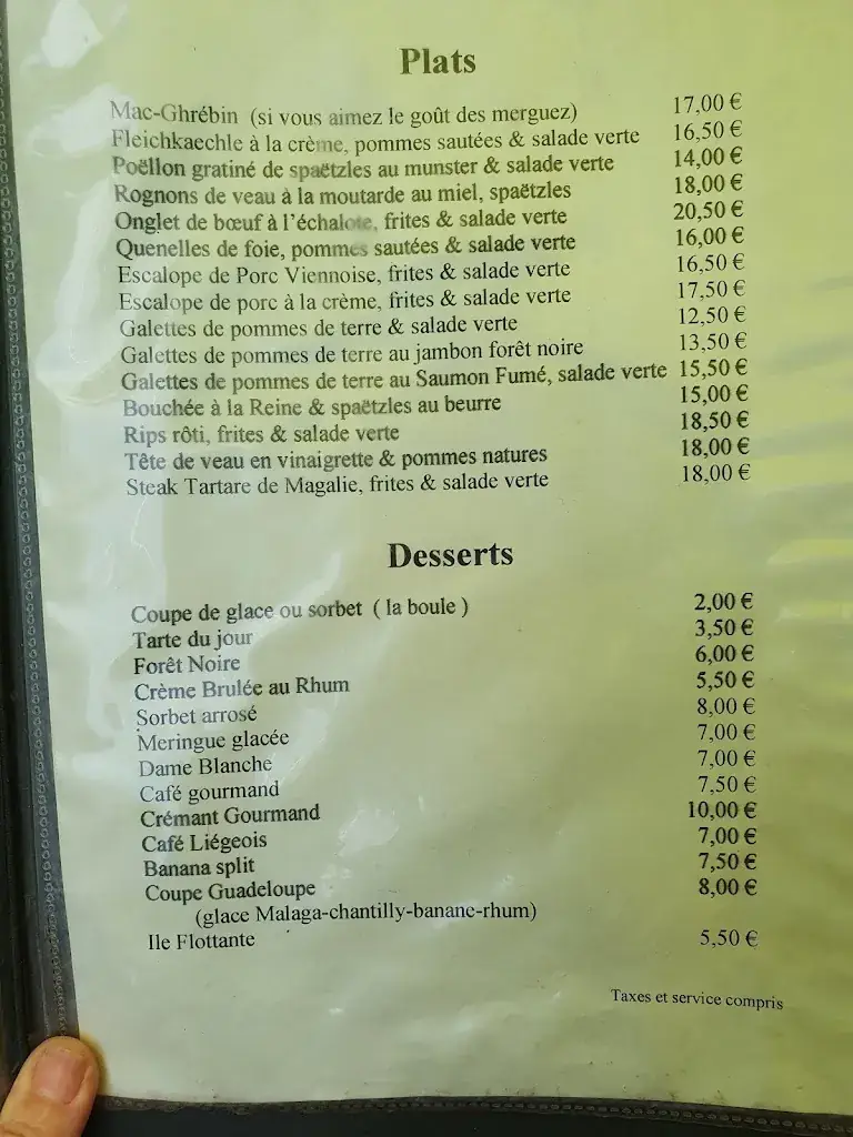 Menu_Restaurant s’Rhinkaechele - Gambsheim_Gambsheim_image_4