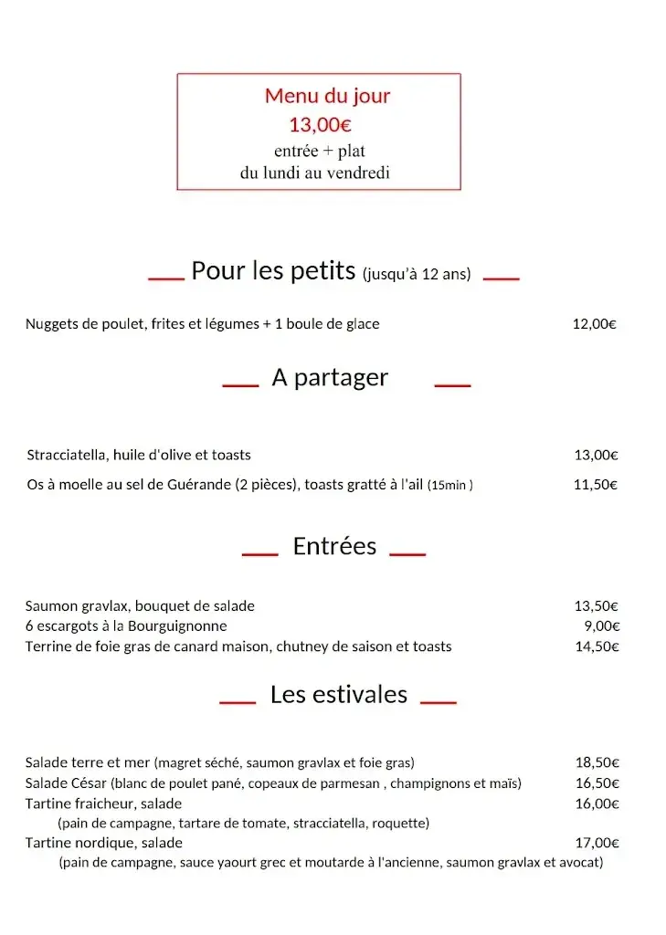 Menu_Le Parc restaurant_Gambsheim_image_2