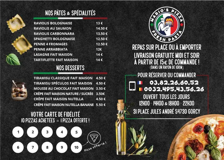 Menu_Mario's pizza_Gorcy_image_2