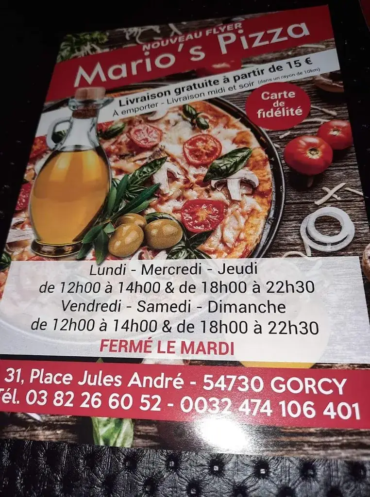 Menu_Mario's pizza_Gorcy_image_3