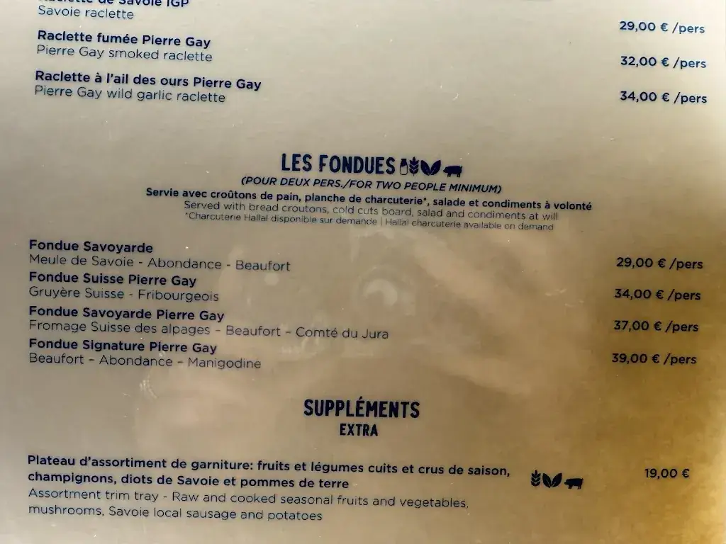 Menü_Restaurant Frometon_Chamonix-Mont-Blanc_Bild_1