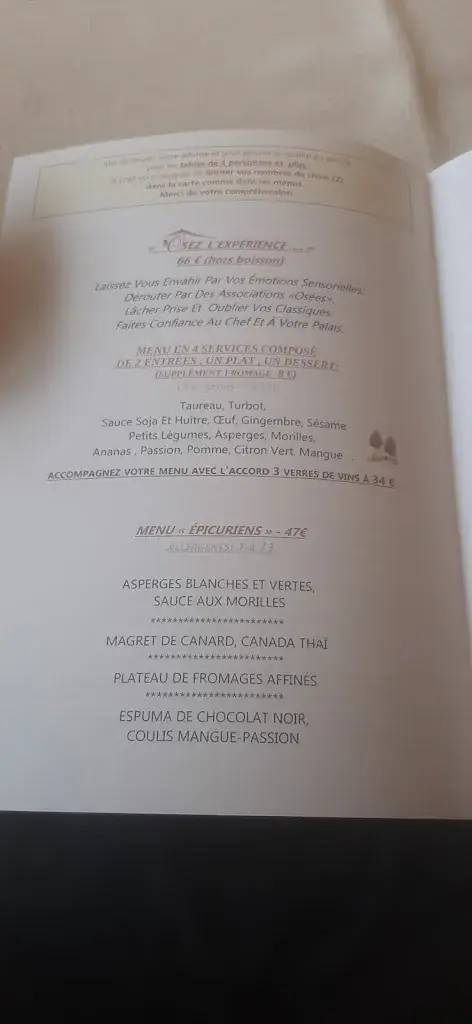 Menu_Ô Délices des Papilles_Matignicourt-Goncourt_image_2