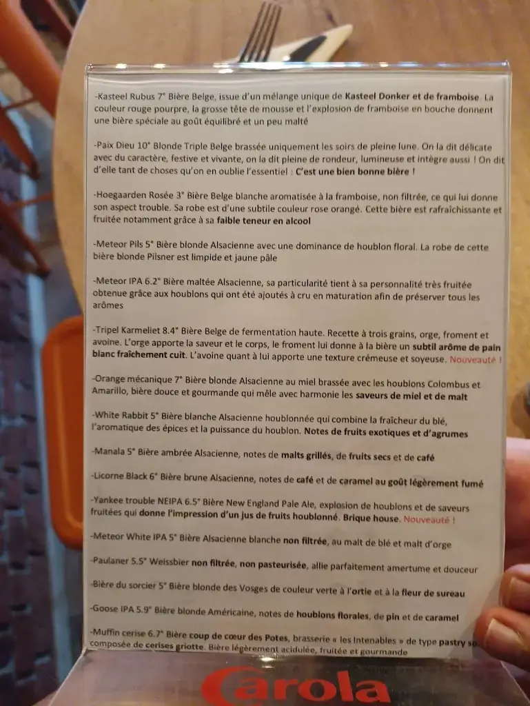 Menu_Les Potes au Fût_Molsheim_immagine_1