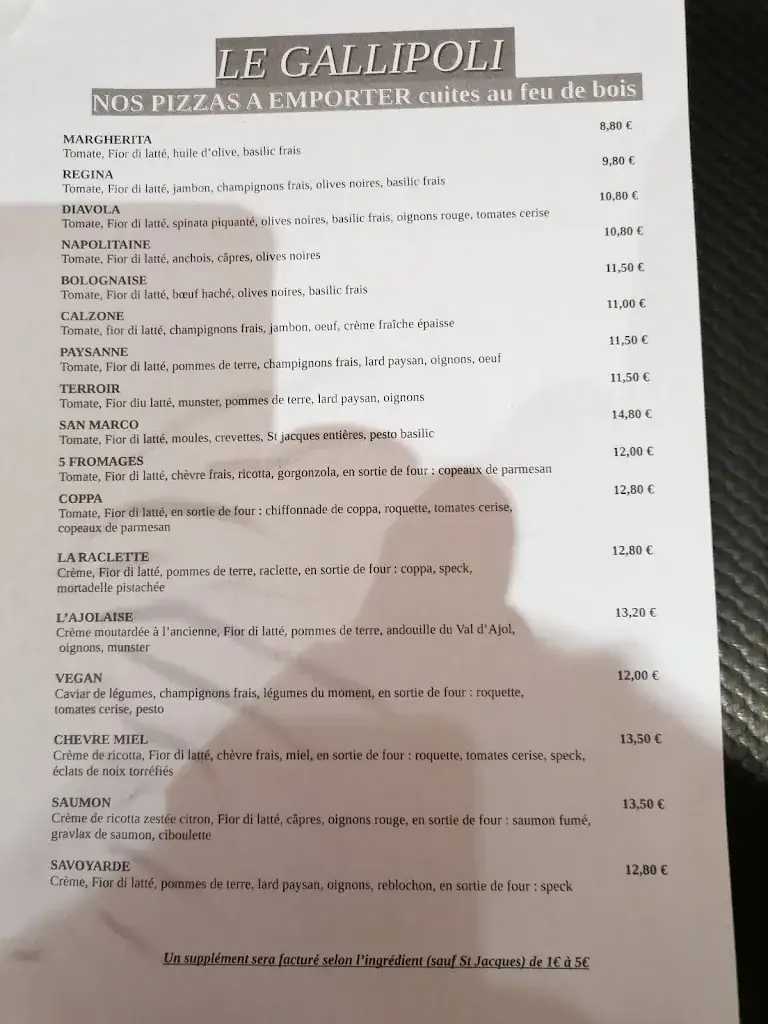 Menu_Restaurant Le Gallipoli_Golbey_image_1