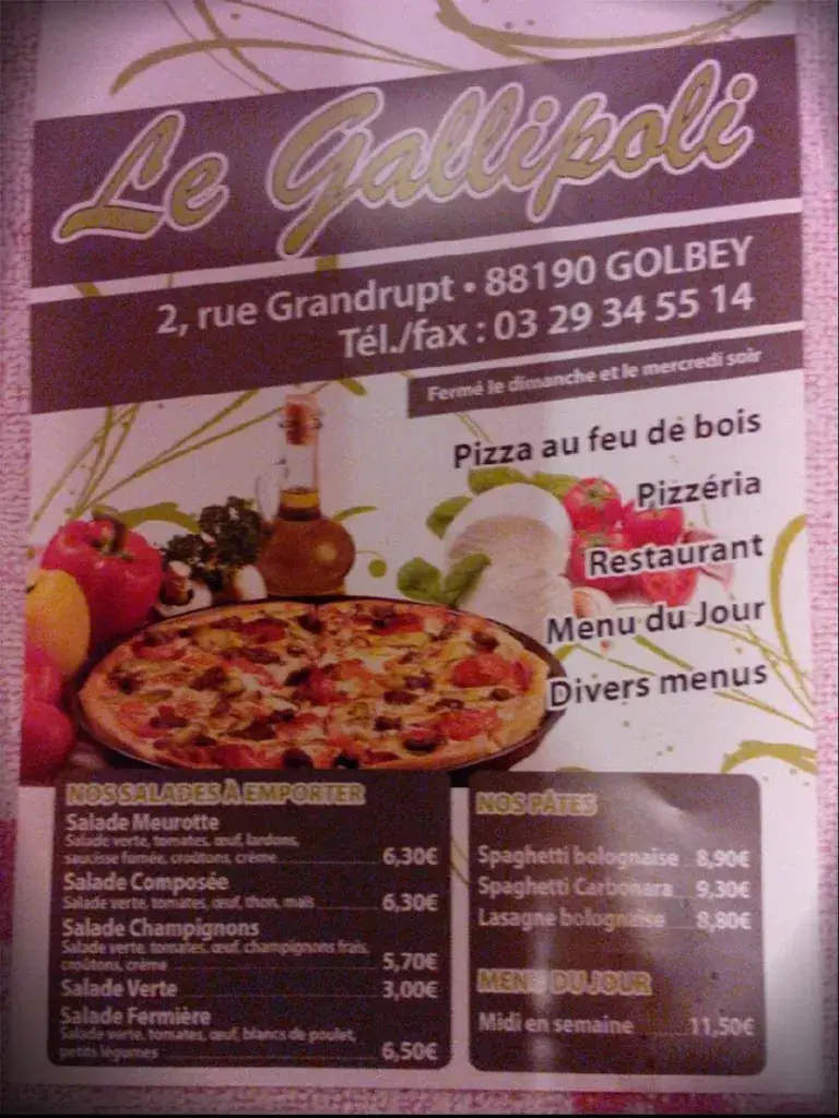 Menu_Restaurant Le Gallipoli_Golbey_image_2
