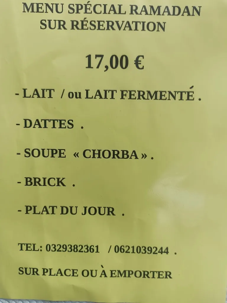 Menu_Flavours of Tunisia Restaurant_Golbey_immagine_2