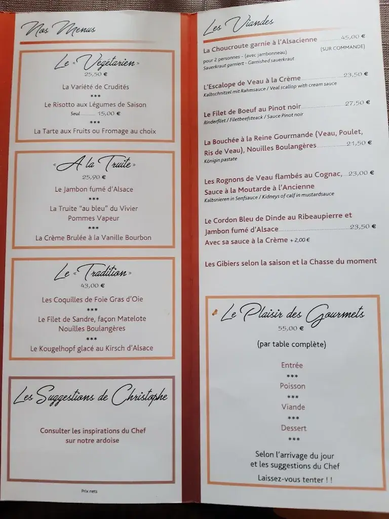Menu_Restaurant A La Truite_Illhaeusern_image_1