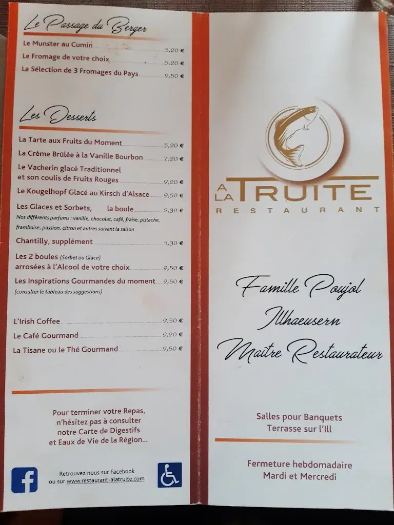 Menu_Restaurant A La Truite_Illhaeusern_image_3
