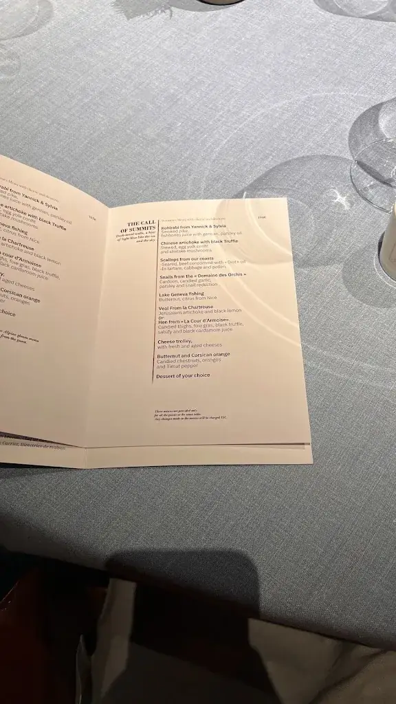 Menu_Albert 1er Restaurant_Chamonix-Mont-Blanc_immagine_4