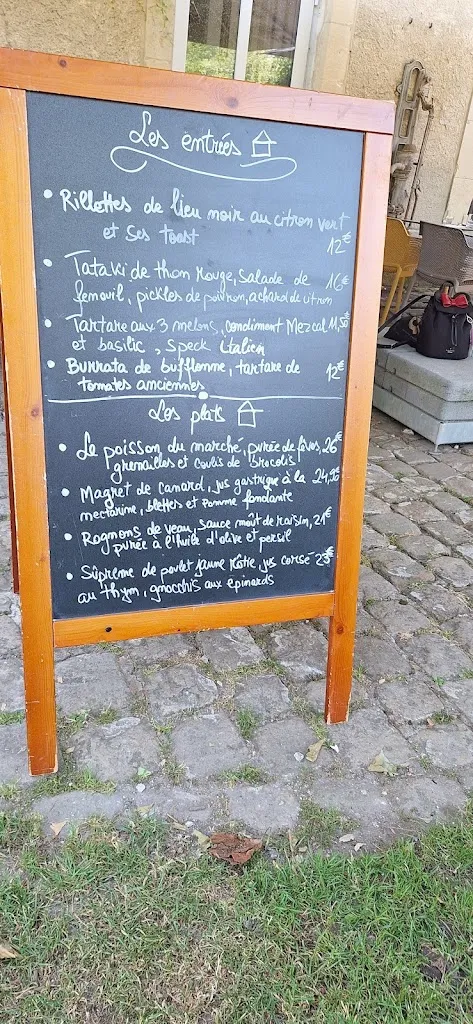 Menu_Restaurant Château des Dames de France_Gueux_image_1