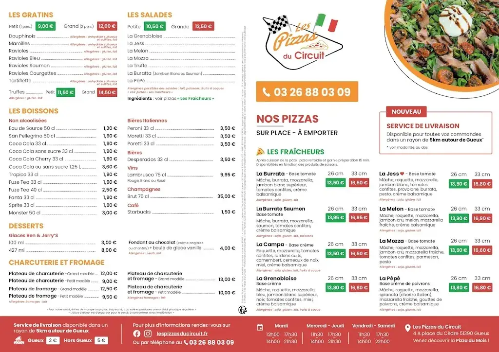 Menu_Les pizzas du circuit_Gueux_immagine_4