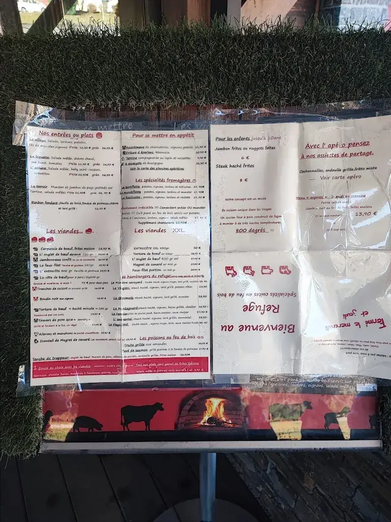 Menü_Le Refuge_Gérardmer_Bild_4