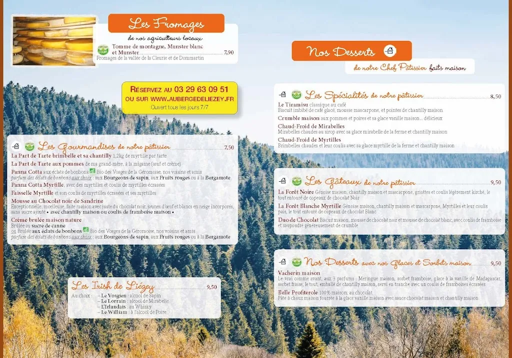 Menu_Auberge de Liézey_Liézey_immagine_2