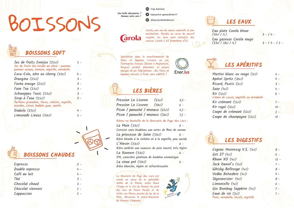 Menu_La Popote_Gérardmer_image_1