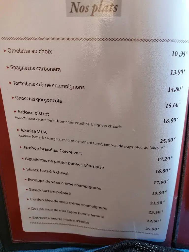 Menu_Auberge du Relais (Charlee)_Haucourt-Moulaine_image_2