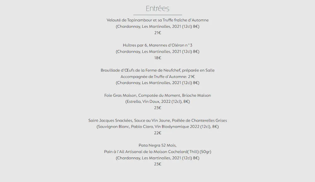 Menu_Restaurant Ô Château_Hayange_imagen_1