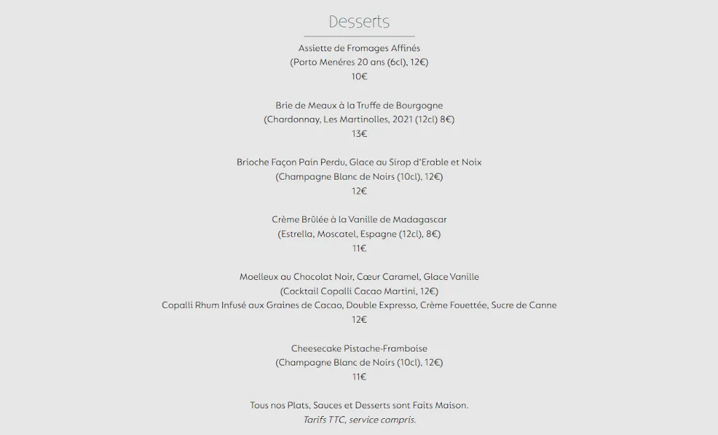 Menu_Restaurant Ô Château_Hayange_imagen_4