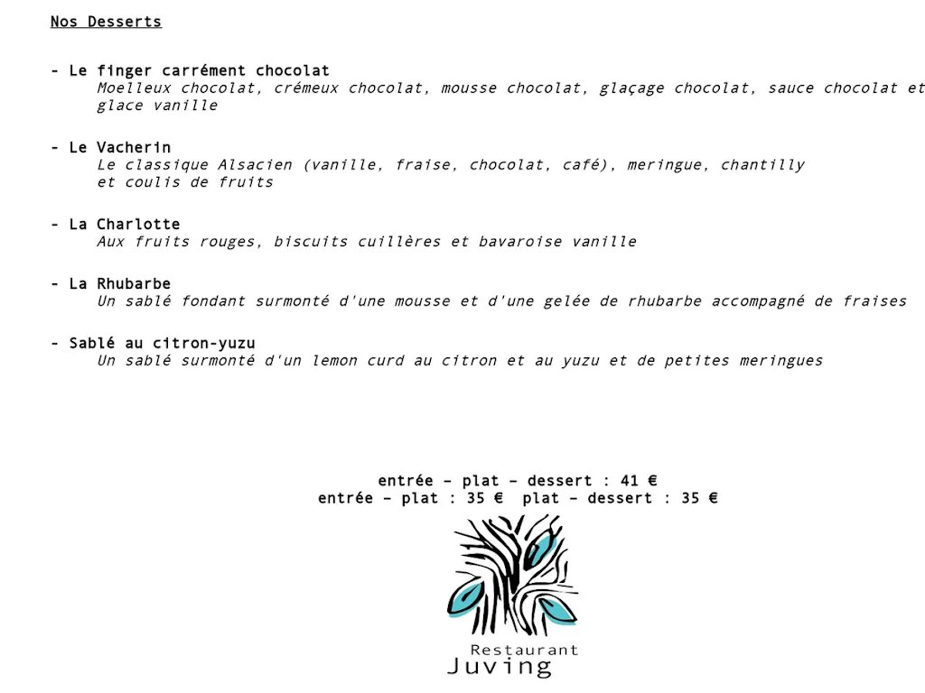 Menu_Restaurant JUVING_Herbitzheim_image_4