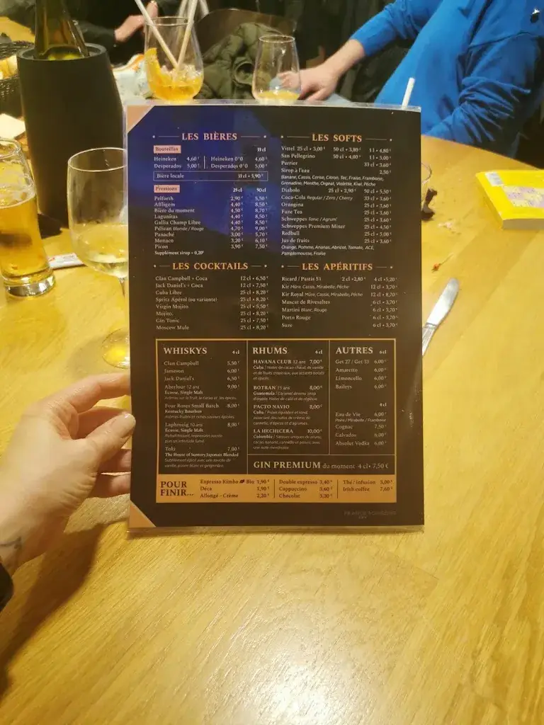 Menu_Bar Restaurant - La Fontaine_Heillecourt_image_2