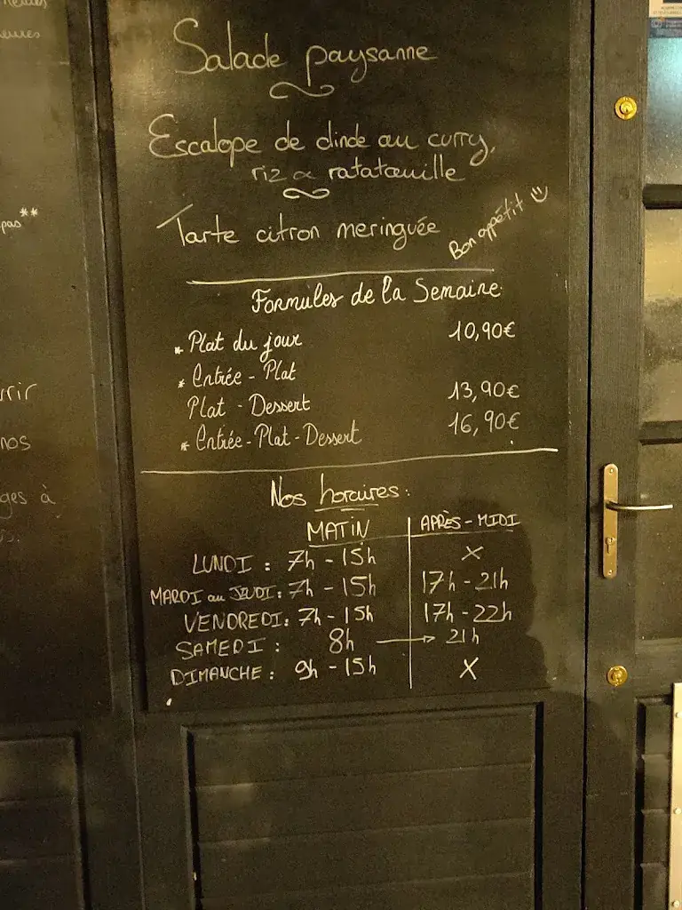 Menu_Bar Restaurant - La Fontaine_Heillecourt_image_3