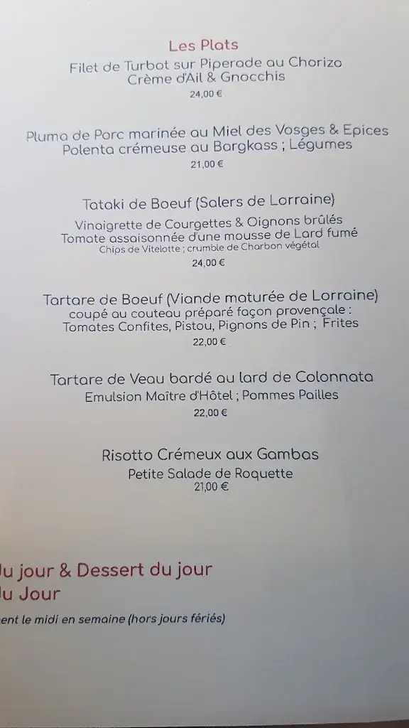 Menu_L'Hors Du Temps_Gérardmer_image_3