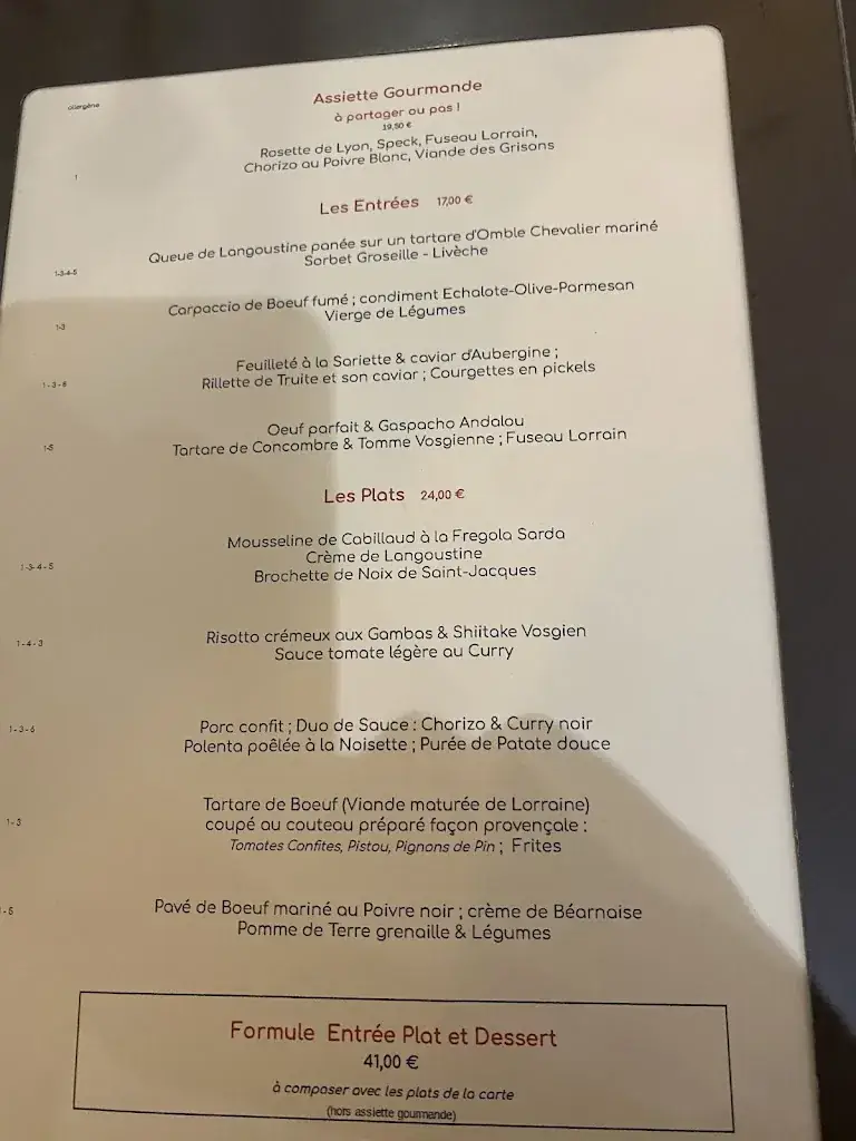 Menu_L'Hors Du Temps_Gérardmer_image_4