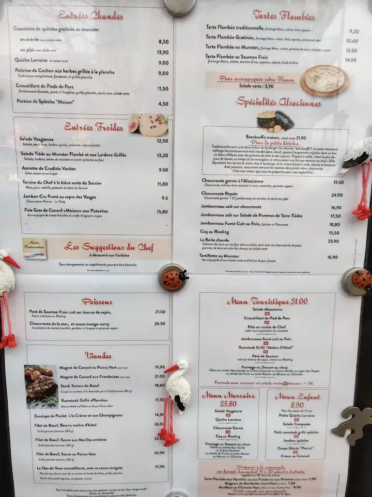 Menu_La Taverne Alsacienne_Gérardmer_image_4