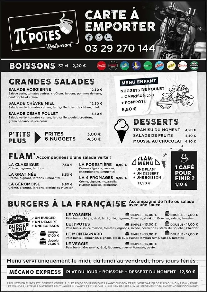 Menu_π'Potes Restaurant_Gérardmer_image_1