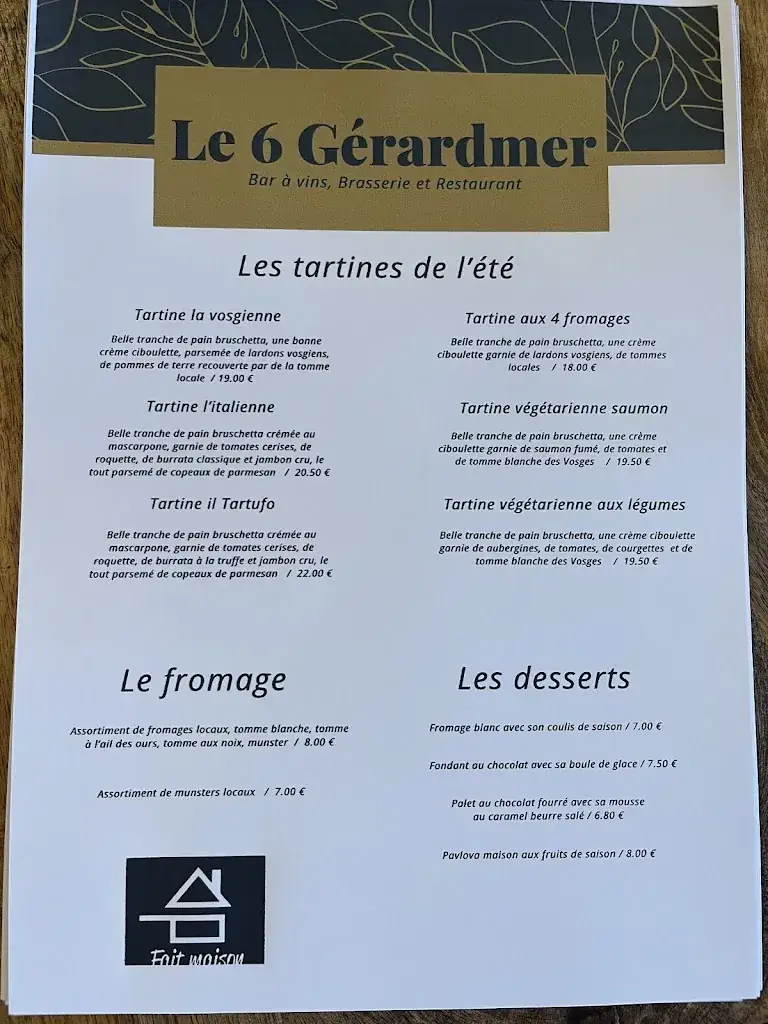 Menu_Le 6 gerardmer_Gérardmer_image_3