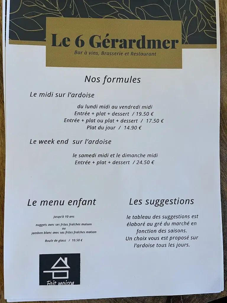 Menu_Le 6 gerardmer_Gérardmer_image_4