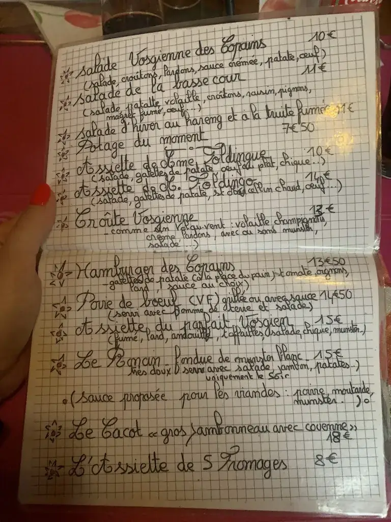 Menu_Les Copains D Abord_Gérardmer_image_2