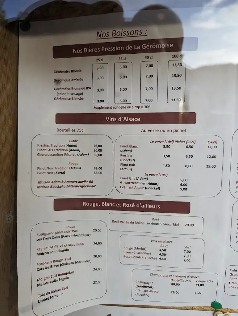 Menu_La Géromoise_Gérardmer_image_2