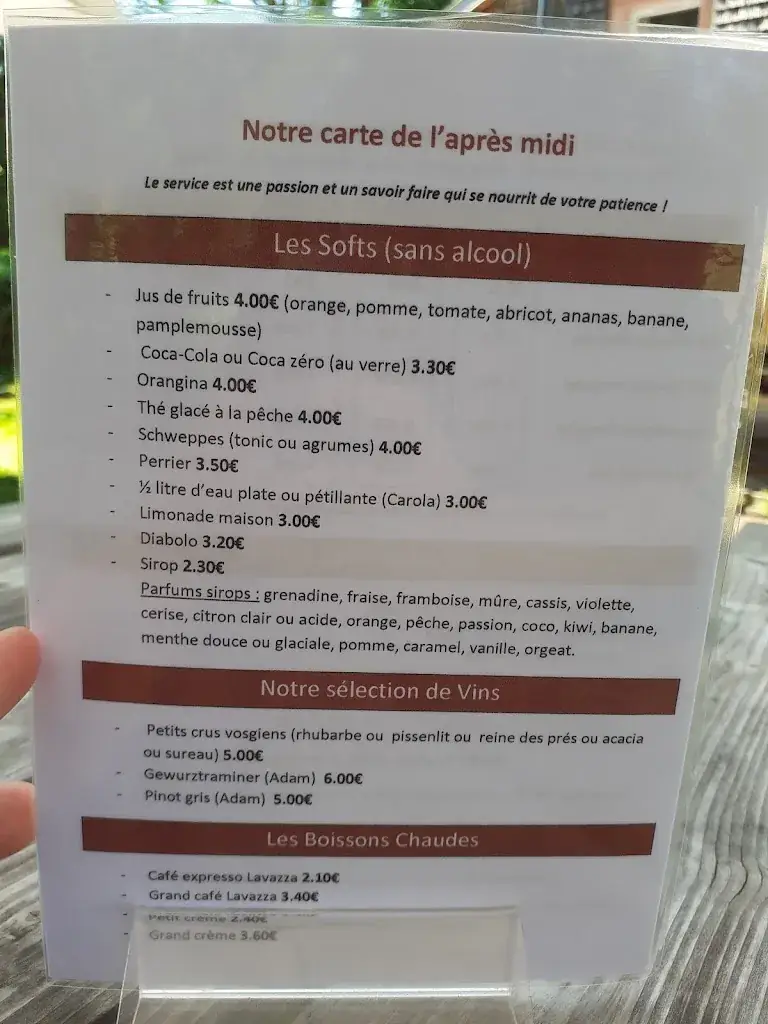 Menu_La Géromoise_Gérardmer_image_3