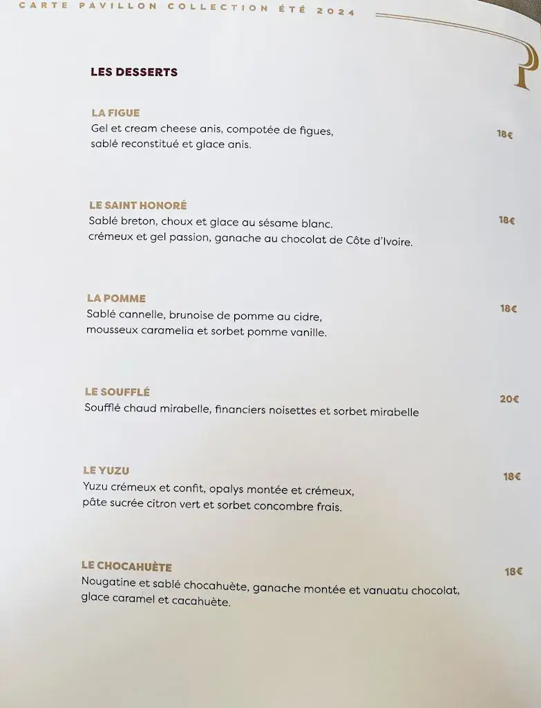 Menu_Le Pavillon P._Gérardmer_image_4