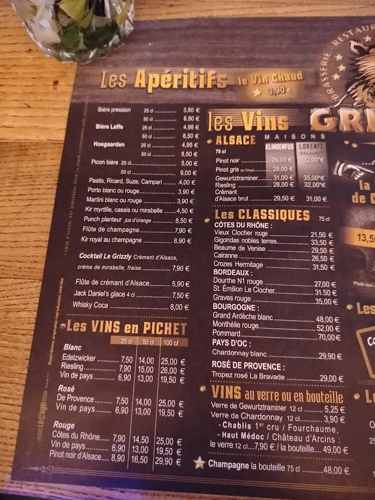 Menü_Brasserie du Grizzly_Gérardmer_Bild_3