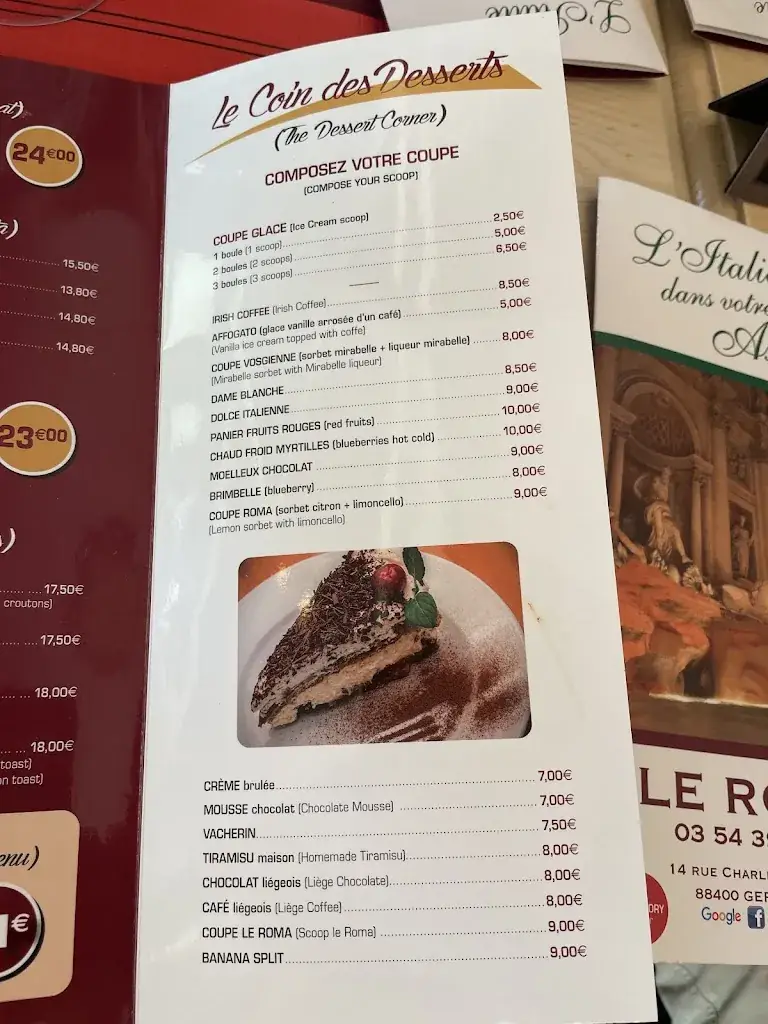 Menu_LE ROMA_Gérardmer_image_4