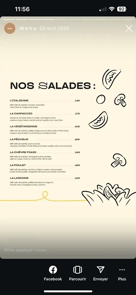Menu_Restaurant le Borsalino_Hœrdt_image_1