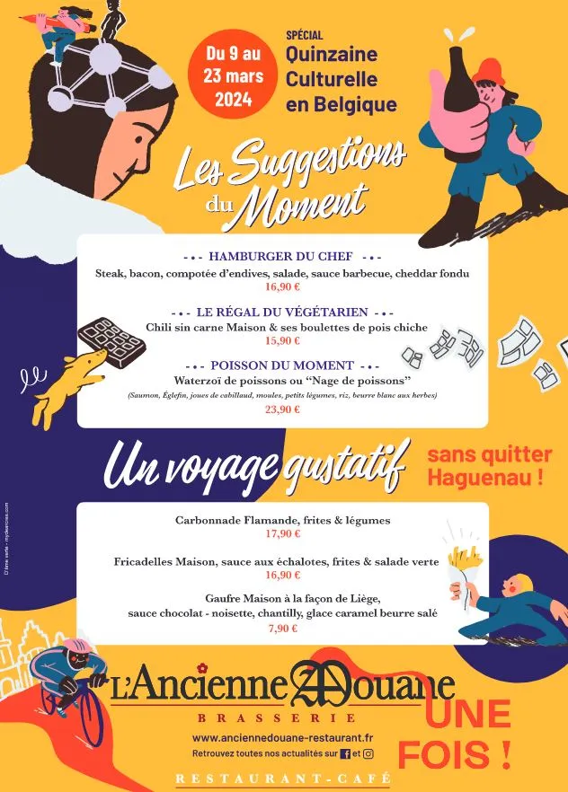 Menu_L'Ancienne Douane Haguenau Brasserie_Haguenau_image_2