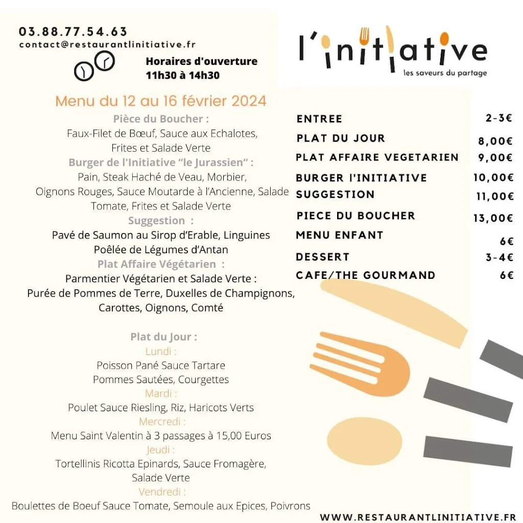 Menu_Restaurant L'Initiative Haguenau_Haguenau_image_2