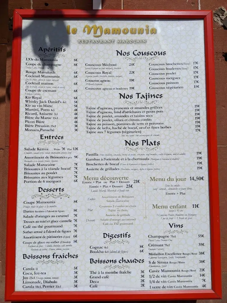 Menu_Le Mamounia_Haguenau_immagine_1