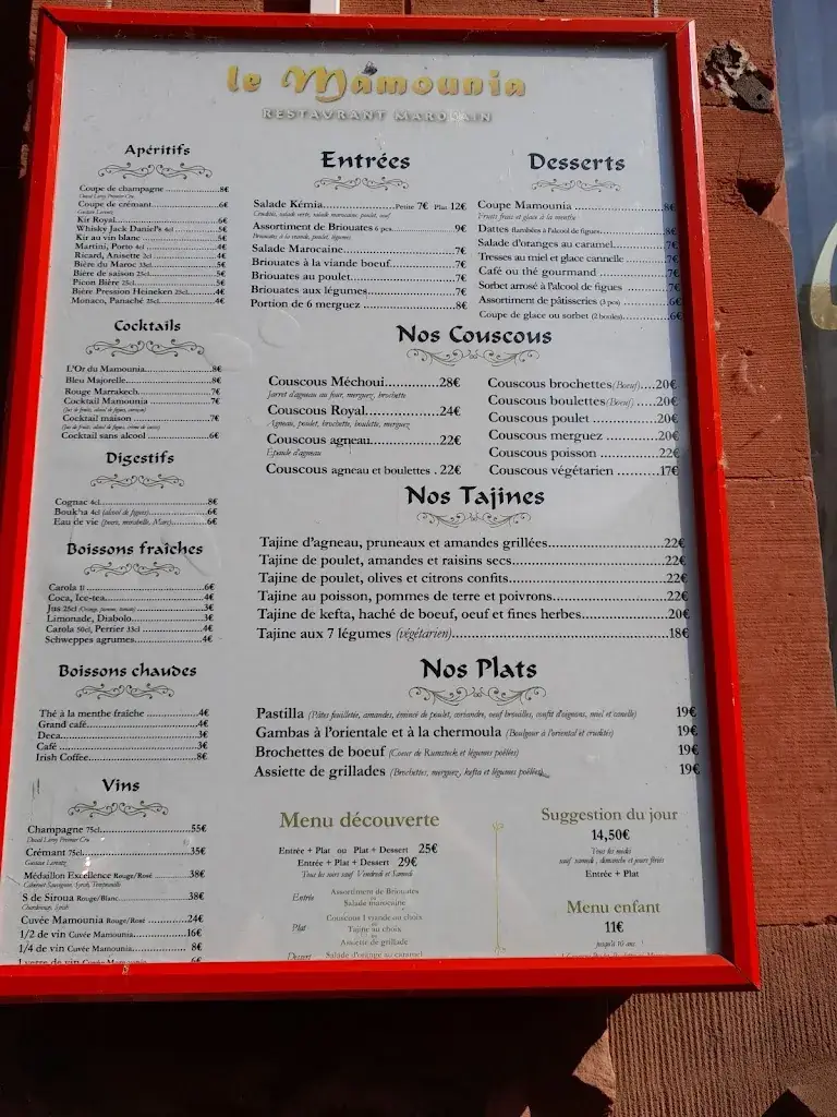 Menu_Le Mamounia_Haguenau_immagine_2