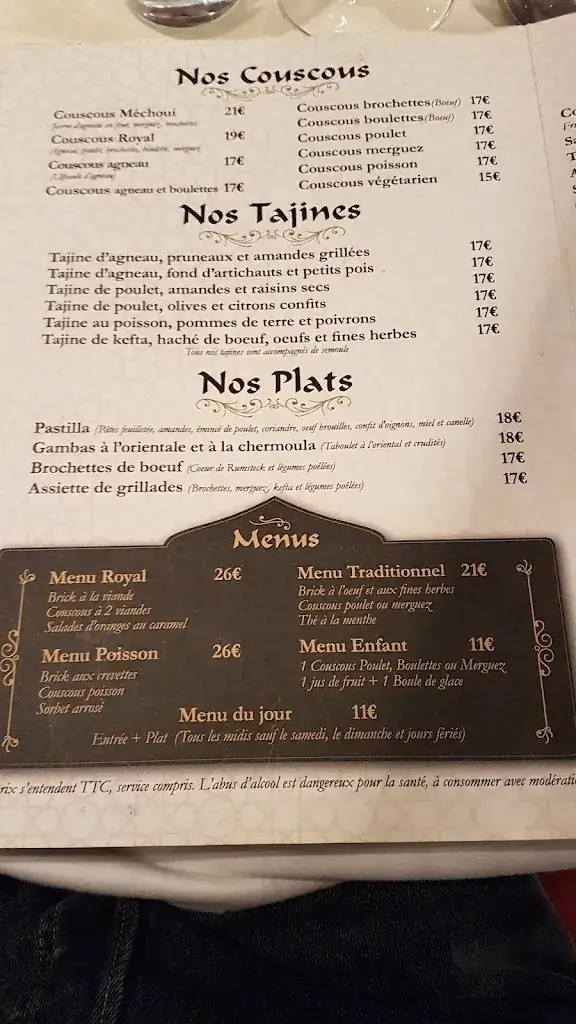 Menu_Le Mamounia_Haguenau_immagine_4